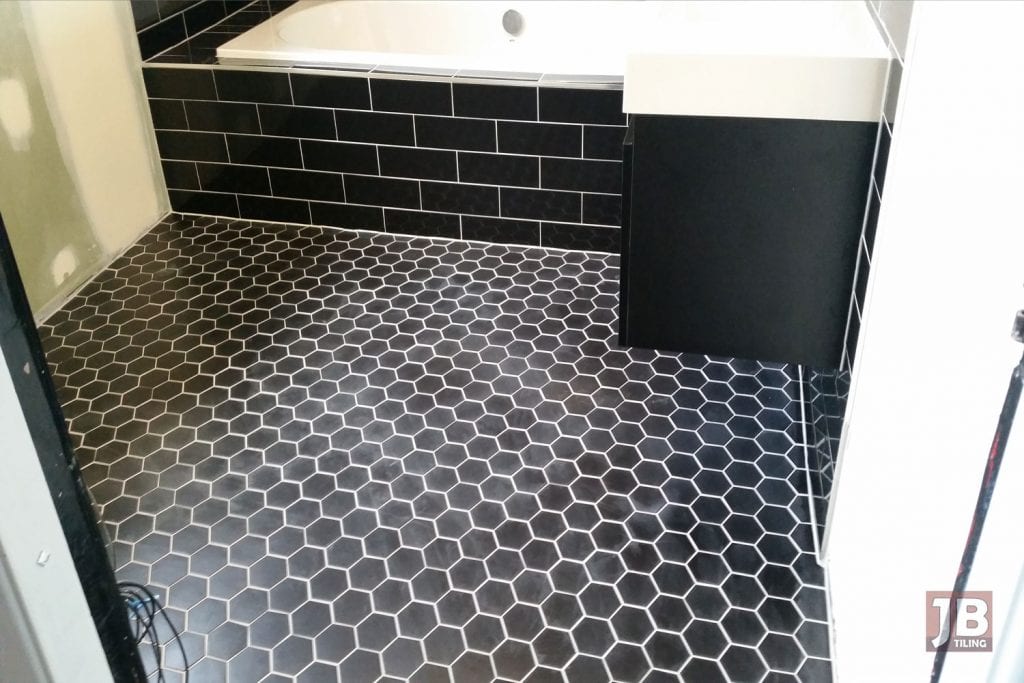 Bathroom tiled in West Auckland